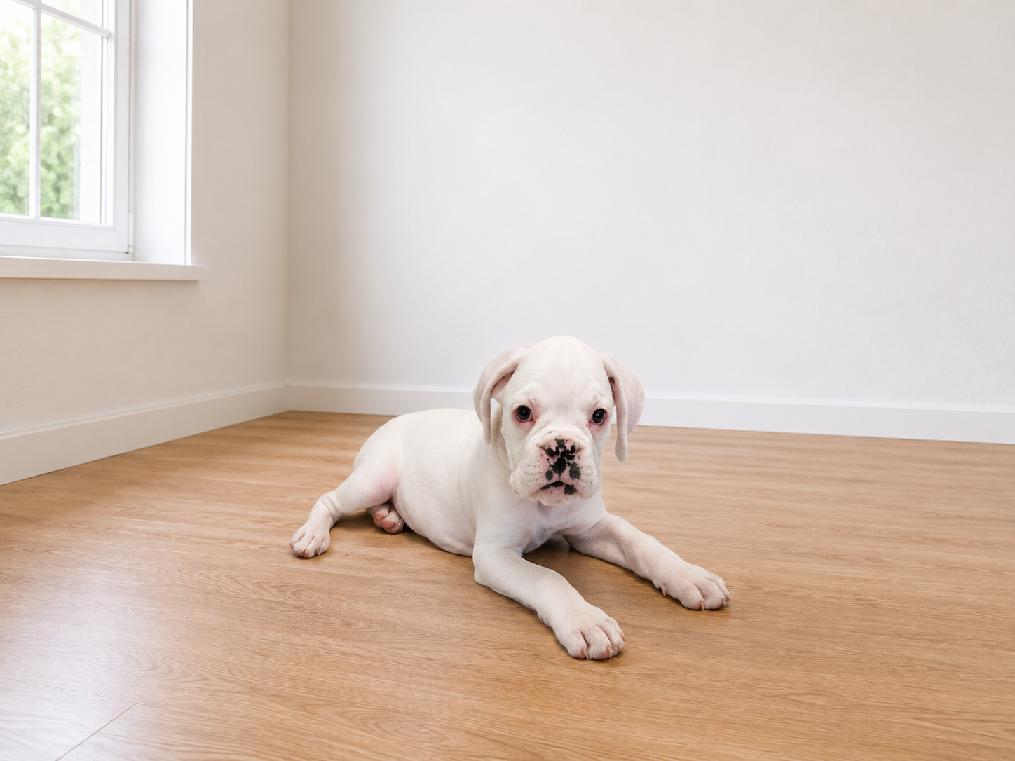 Alma  female Boxer puppy available