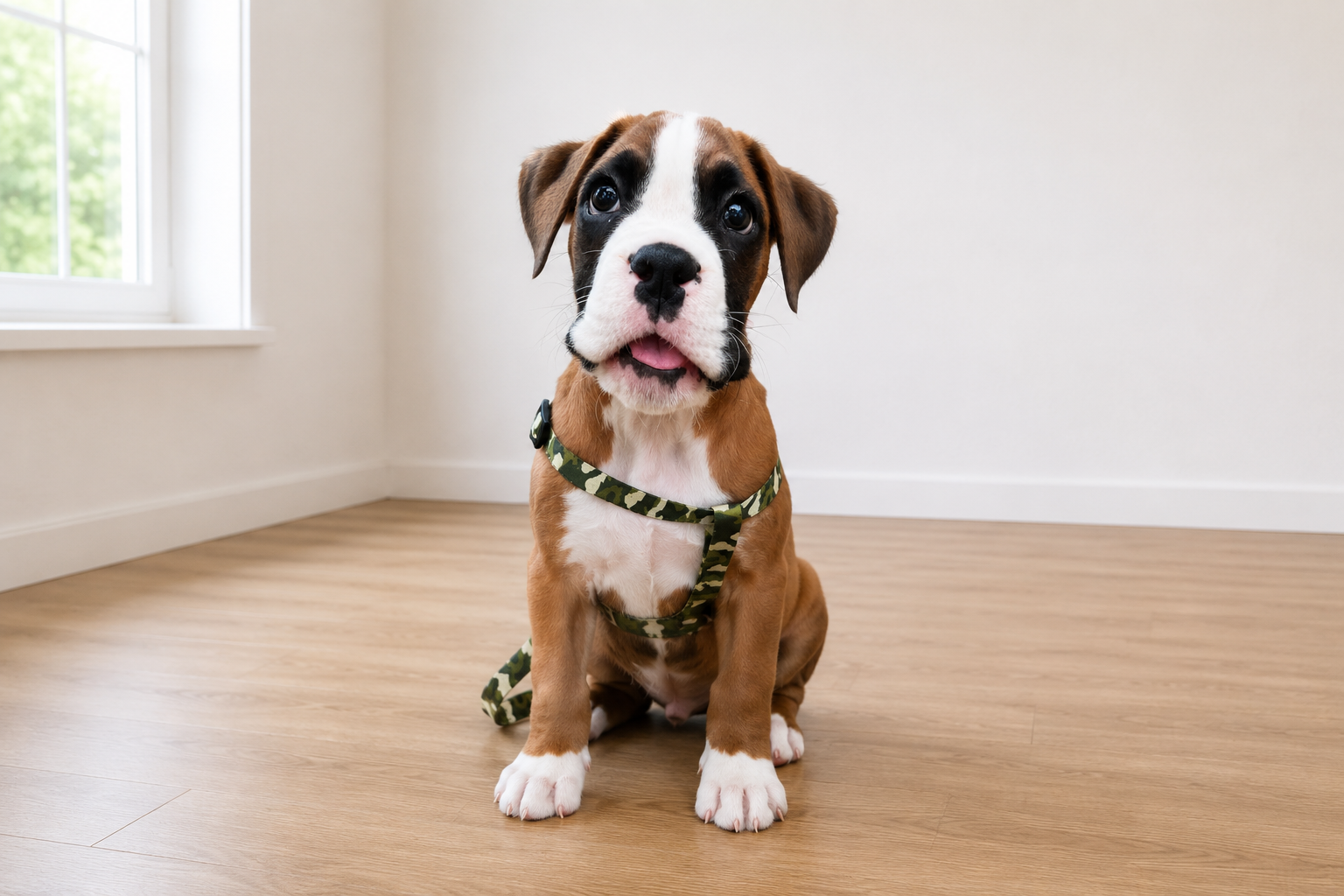 Alphie male Boxer puppy for sale